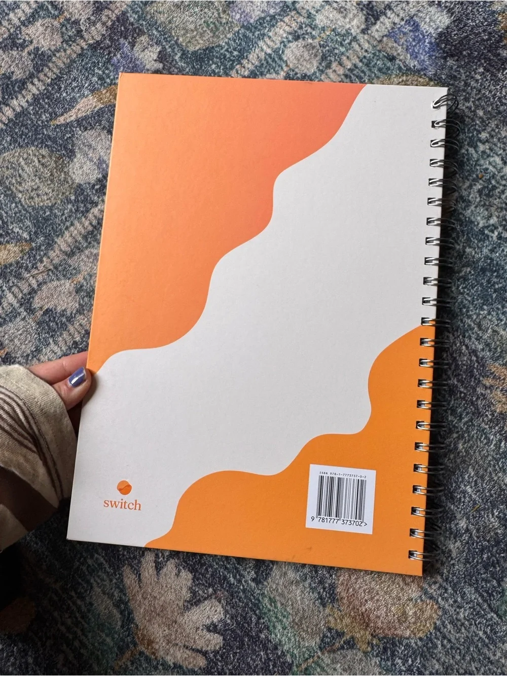 Switch Self-Love 16 Week Guided Notebook — Coral & Green